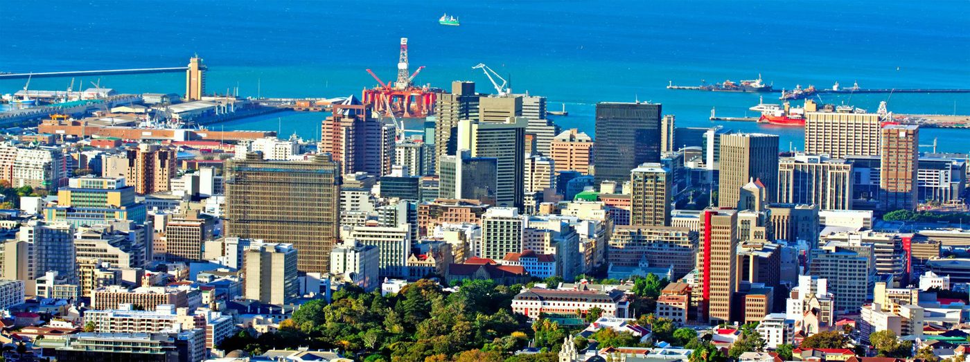 African city skyline